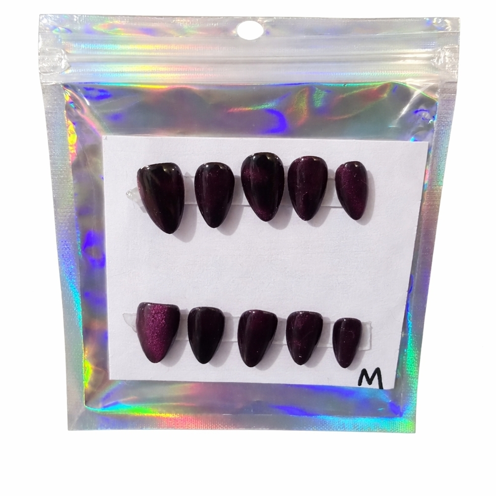 Dark Purple Press-On Nails